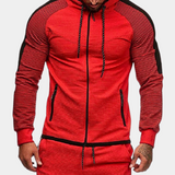 Niko - stylische herrenjacke mit kapuze für einen modernen look – Rot