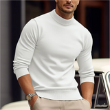 Stylisch – herrenpullover aus weicher baumwolle – Weiß