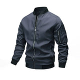 Miller – bomberjacke für herren – Dunkelgrau