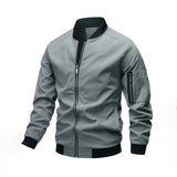 Miller – bomberjacke für herren – Hellgrau