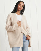 Marian | Gemütlicher Cardigan – Haferflocken