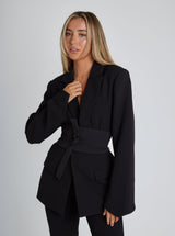 Trendy Damen Blazer - Nora – Schwarz