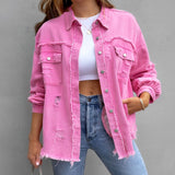 Chroma - Jeansjacke – Rosa