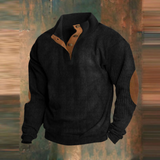 Lyle | Bequemer Retro-Pullover – Schwarz