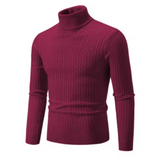 RedMayne | Lässiger Rollkragenpullover – Rot