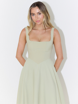 MODA | Grace Kleid – Salvia