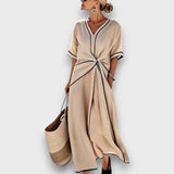Aurora – Entspanntes Sommerkleid – Beige