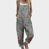 Evarielle - Softtouch-Jumpsuit – Hellgrau