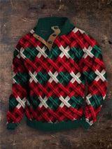 Lorenzo - Strickpullover mit klassischem Weihnachtsmuster – Mehrfarbig