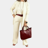 Elvy™ - Elegantes und Vielseitiges Dreiteiliges Damenset – Beige