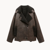 Carlotta - kuschelige, leichte komfort-damenjacke – Braun