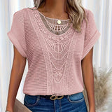 Alitzel - Spitzenbluse – Rosa