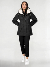 Luna | Isolierte allwetter jacke – Schwarz