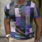 Babrauskas - Kurzarm Polo T-Hemd – Violett