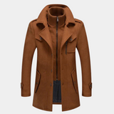 Styleve™ - Herren Wintermantel Jacke – Braun