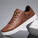 Palmer™ - Leder TURNSCHUHE – Braun