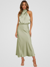AURA DRAPE MIDI – Sage