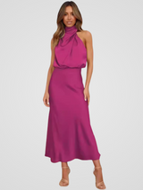 AURA DRAPE MIDI – Pink