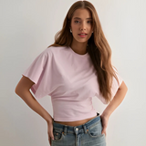 Amaya | Hemd mit weiten Ärmeln – Rosa
