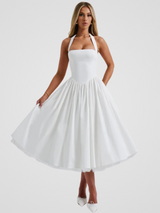 VIVIENNE GRACE MIDIKLEID – Weiss