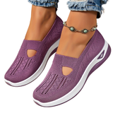 Yalia - Gepolsterte Walkingschuhe – Lila