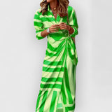 Cecelia | Kreatives Trendkleid – Grün