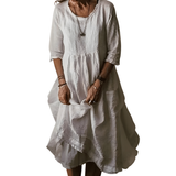 Zaria - Softtouch-Maxikleid – Weiß