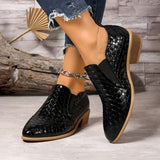 Markia – Bequeme Oxford Schuhe – Schwarz