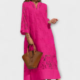 Valmere - Dahlia Midi Dress – Rosa