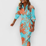 Cecelia | Kreatives Trendkleid – Türkis