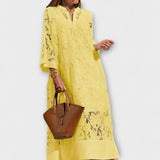 Valmere - Dahlia Midi Dress – Gelb