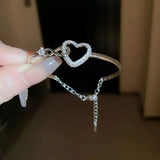 Soultie™ - Ewige Liebe Herz-Anhänger | Mutter-Tochter-Armband – Silber