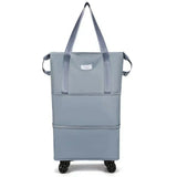 OrdnungMeister™ Stressfreies Reisen und Packen – Blau mit Rädern