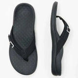 Zarethia – Stylische Flip-Flop-Sandalen – Schwarz