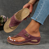 OrthoCloud™ – Ergonomische Wohlfühl Sandalen für aktive Sommertage – Burgund