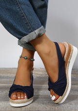 Orthofoot - Orthopädische Sandalen mit Zehenkappen – Blau