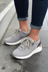 Orthopädischer Gehschuh - Daniela – Grau