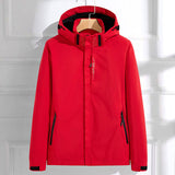 Regenjacke Damen Elegant | Wasserdicht & Alltagstauglich – Rot