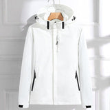 Regenjacke Damen Elegant | Wasserdicht & Alltagstauglich – Weiß