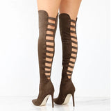 Overknee-Stiefel Mit Hohem Absatz - Lynn – Braun