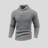 Herren-Pullover mit strukturdesign | Wintertauglich – Grau