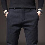 Adrien | Slim-Fit Hose – Blau