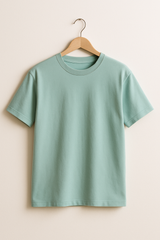 Owen T-Shirt Rundhals Kurzarm – Hellblau