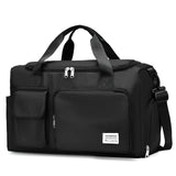 Große Wasserdichte Reisetasche – Sport- & Wochenendtasche für Damen und Herren – Schwarz