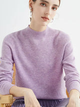 Eleganter Damenpullover für einen stilvollen Auftritt – Lila