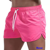 VINCENT | KURZE HERREN-BADEHOSE – Rosa