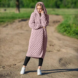 NIKITA - Bequeme strickjacke – Rosa