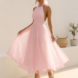Neneta - Ein stilvolles und elegantes Damenkleid – Rosa