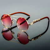 Pia | Auffallende Unisex-Sonnenbrille – Rosa