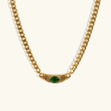 Vintage Isabella Halskette – Smaragd